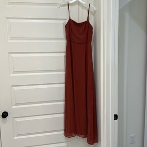 DAVID'S BRIDAL- STYLE# F20342- Color Cinnamon, Size 8